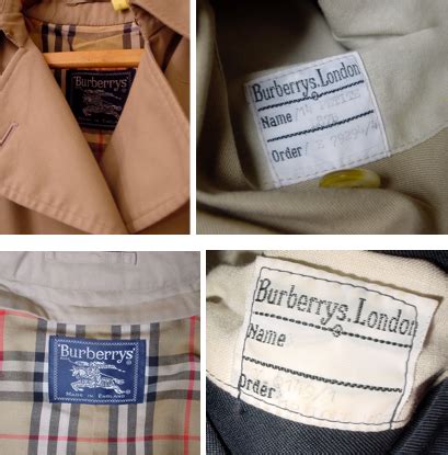 dating burberry labels